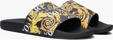 versace jeans badslippers|Versace villa shoes.